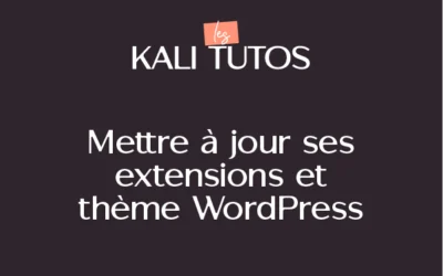 Mettre à jour mes extensions